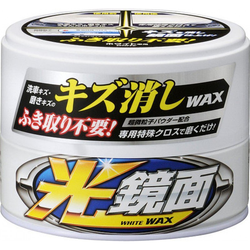 Полироль для кузова устранение царапин Soft99 NEW SCRATCH CLEAR WAX MIRROR FINISH W