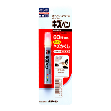 Краска-карандаш для заделки царапин Soft99 KIZU PEN - Белый перламутр