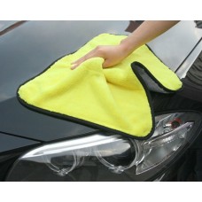 Полотенце для авто 38х45см желтое